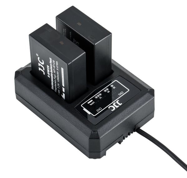 JJC DCH-NPW126 batterioplader Batteri til digitalkamera USB