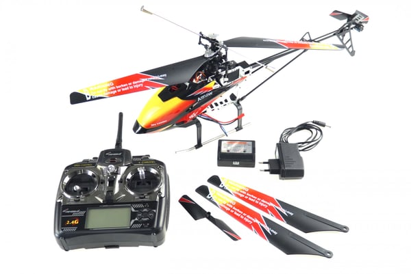 Amewi Buzzard Pro XL radiostyrd modell Helikopter Elmotor
