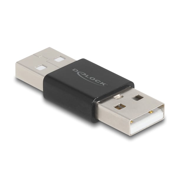 Miniatyrbild 1 av 2: DeLOCK 65108 kabelomvandlare (hane/hona) USB Type-A Svart