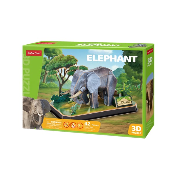 CubicFun P858h 3D-palapeli 42 kpl Eläimet