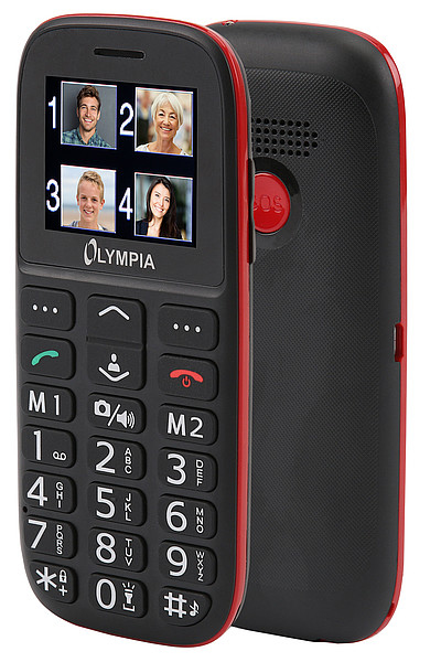 Olympia Bella 4,5 cm (1.77") 68 g Musta Kamerapuhelin