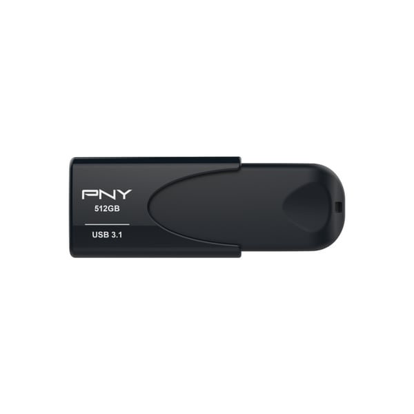PNY Attache 4 USB-sticka 512 GB USB Type-A 3.2 Gen 1 (3.1 Gen 1) Svart