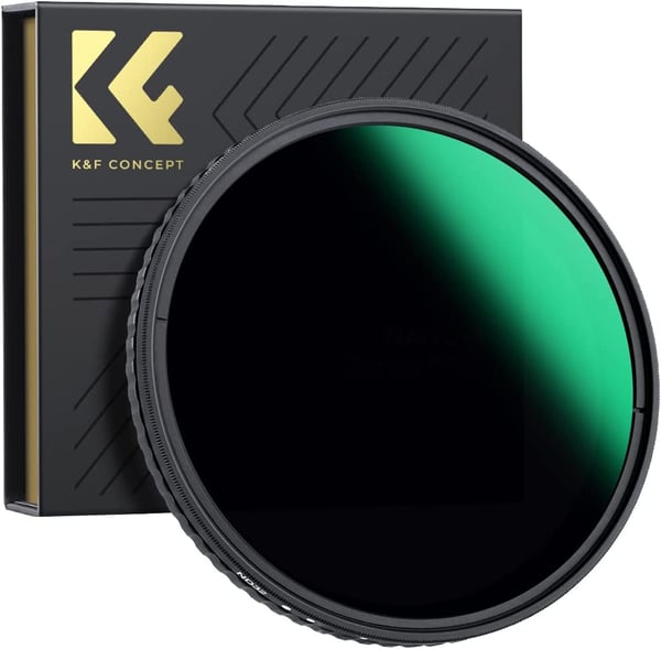 Miniatyrbillede 1 af 2: K&F Concept Nano-X Kamerafilter med variabel neutral tæthed 37 mm