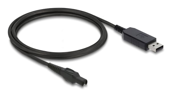 Miniatyrbillede 1 af 2: DeLOCK 90978 el-ledning Sort 1 m USB A 2-polet