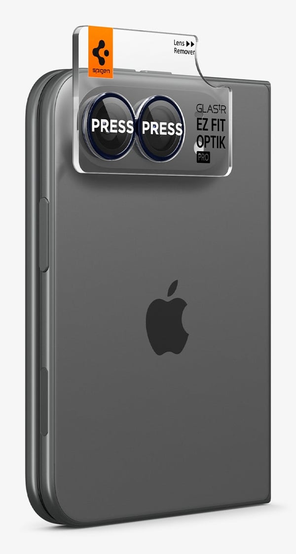 Spigen Optik Pro EZ Fit Beskyttelse af kameralinsen Apple 2 stk