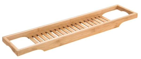 Miniatyrbild 1 av 7: WENKO 24750100 behållare för badrumsartiklar Trä Bamboo Badrumsställ