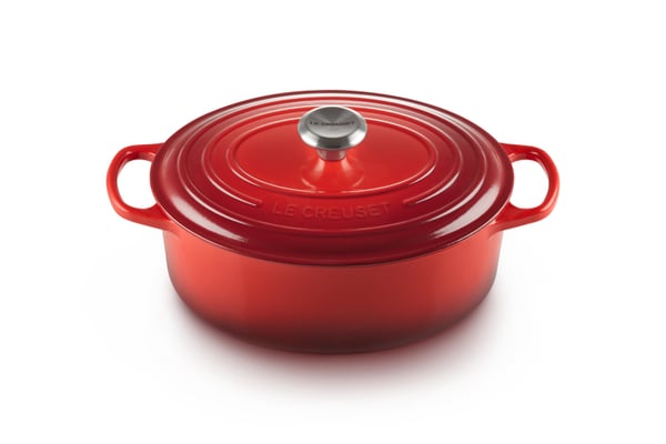 Le Creuset 21178290602430 4,7 l Oval Körsbär (frukt), Röd