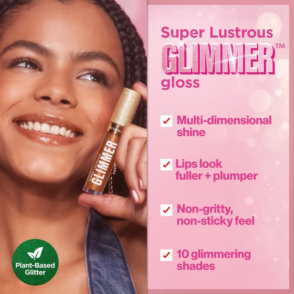 Miniatyrbild 9 av 10: Revlon Super Lustrous Glimmer Gloss läppglans 3,8 ml 003 Lavender Lust