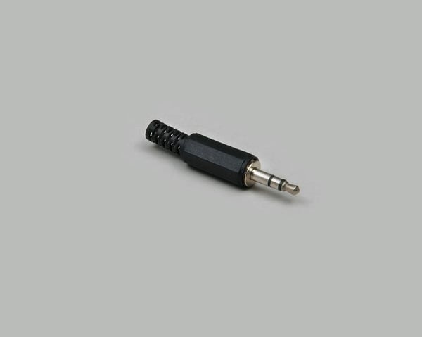 BKL Electronic 1107003 kabelsamler 3.5mm Sort, Metallic
