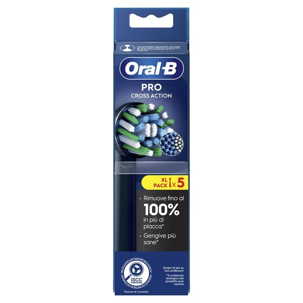Miniatyrbillede 2 af 2: Oral-B Pro Cross Action 5 stk Sort