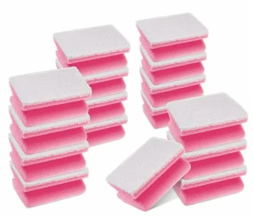 Scotch-Brite 7100248038 svamp Rosa, Vit 16 styck