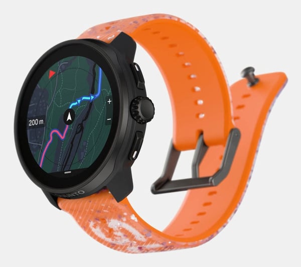 Miniatyrbillede 3 af 4: Suunto SS051016000 Smartwatch og sportsur 3,35 cm (1.32") AMOLED 45 mm Digital 466 x 466 pixel Berøringsskærm Sort GPS (satellit)