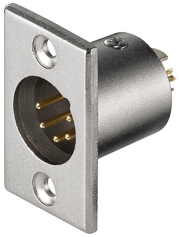 Goobay 11966 pistorasia XLR Harmaa