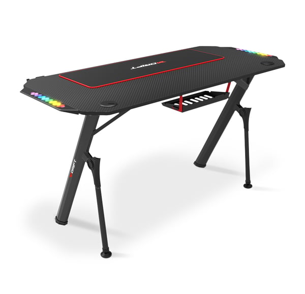 Miniatyrbild 7 av 8: DRIFT DRDZ175RGB datorbord Svart