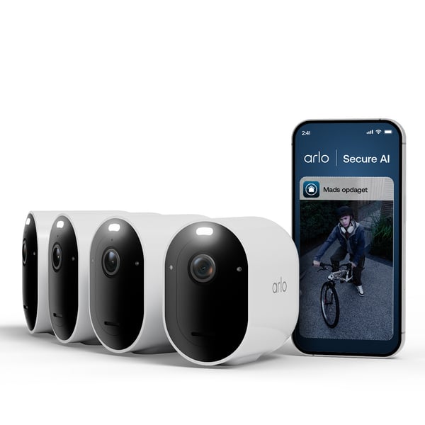 Miniatyrbillede 9 af 11: Arlo Pro 6 2K+ udendørs sikkerhedskamera, 4-pack