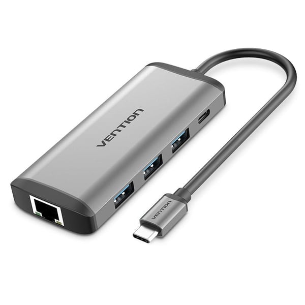 Vention CNDHB dockningsstationer för bärbara datorer Kabel USB 3.2 Gen 1 (3.1 Gen 1) Type-C Silver Vention CNDHB dockningsstationer för bärbara datorer Kabel USB 3.2 Gen 1 (3.1 Gen 1) Type-C Silver