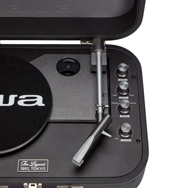 Miniatyrbillede 2 af 7: Aiwa VPX-1951TN pladespiller Bæltedrevet pladespiller Titanium Automatisk