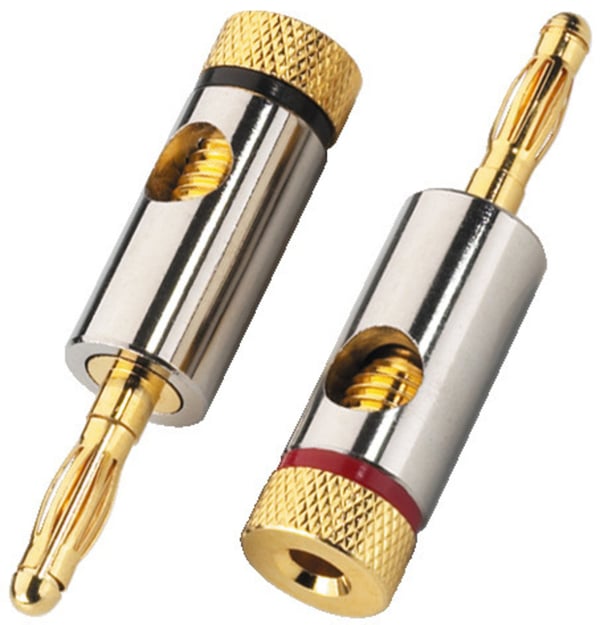 Monacor BP-150 kabelsamler banana Guld
