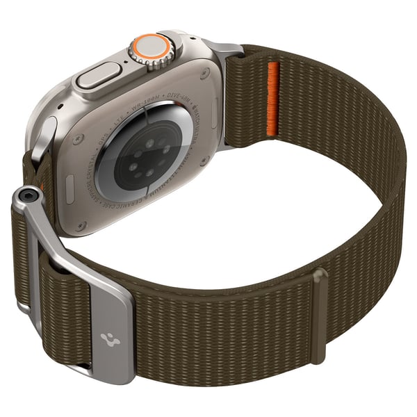Miniatyrbillede 4 af 7: Spigen AMP05982 Smart bærbart (wearable) tilbehør Band Kaki Nylon