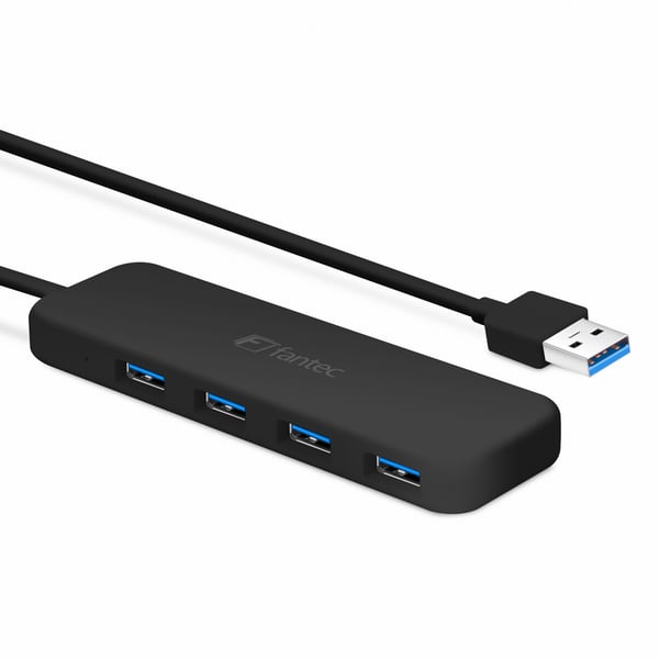 Fantec UMP-4U USB 3.2 Gen 1 (3.1 Gen 1) Type-A 5000 Mbit/s Musta