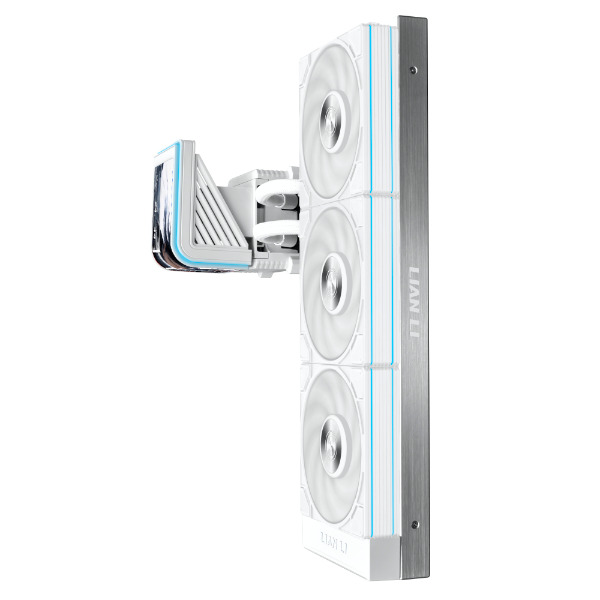 Lian Li HydroShift II OLED Curved 360P28 Suoritin All-in-one-nesteenjäähdytin 12 cm Valkoinen 1 kpl