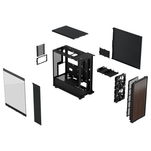 Miniatyrbillede 12 af 20: Fractal Design North Midi Tower Sort