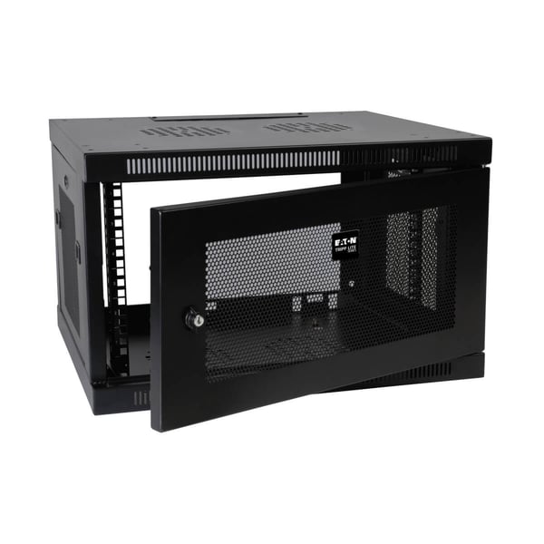 Miniatyrbillede 3 af 5: Tripp Lite SRW6UDP stativ 6U Vægmonteret stativ Sort