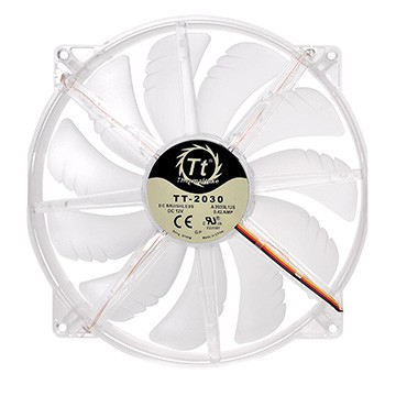 Miniatyrbillede 4 af 8: Thermaltake Pure 20 LED Computerkabinet Ventilator 20 cm Transparent