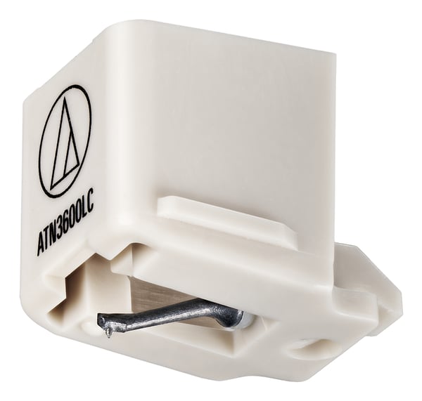 Miniatyrbillede 1 af 3: Audio-Technica ATN3600LC DJ patron & griffel DJ udskiftningsstift Hvid