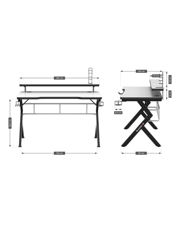 Miniatyrbild 4 av 14: Huzaro Hero 5.0 Svart, Vit