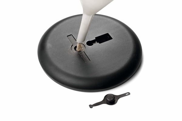 Durable 479823 skilteholder & informationsstativ A4 Aluminium, Plast, Stål Sølv