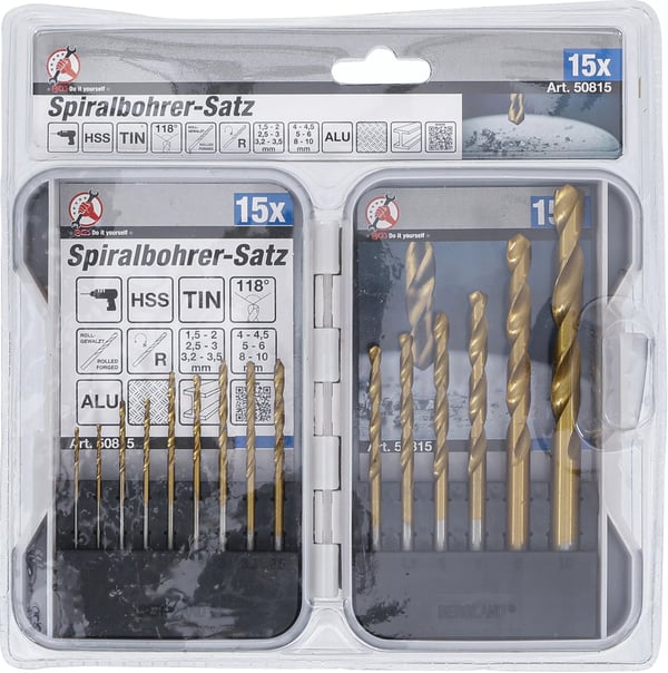 Miniatyrbild 3 av 4: BGS technic HSS Twist Drill Set