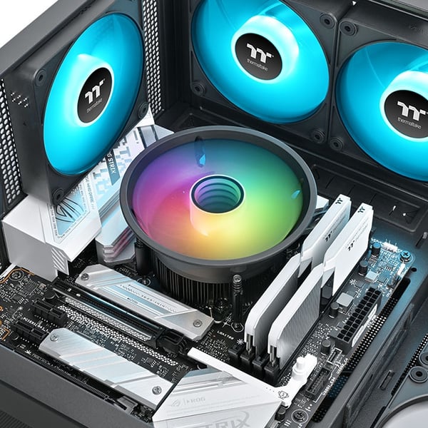 Thermaltake UX150 ARGB Sync Suoritin Ilmanjäähdytin 13 cm Musta 1 kpl
