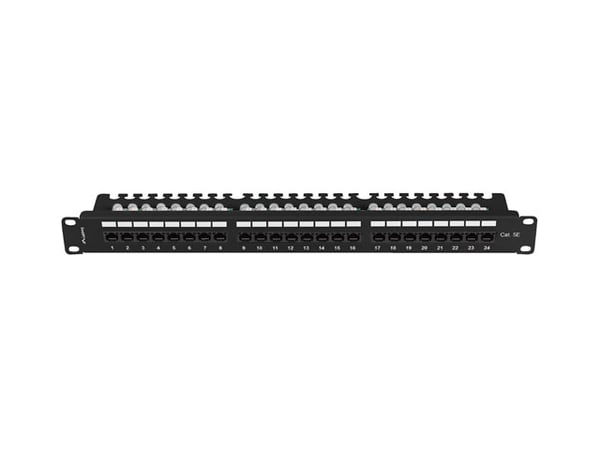 Miniatyrbild 3 av 5: Lanberg PPU5-1124-B rack tillbehör Patchpanel