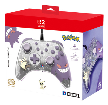 Hori HORIPAD Turbo Svart Spelplatta Nintendo Switch 2, Nintendo Switch OLED