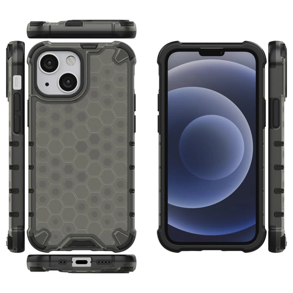 Hurtel Honeycomb mobiltelefon etui 13,7 cm (5.4") Hylde etui Sort