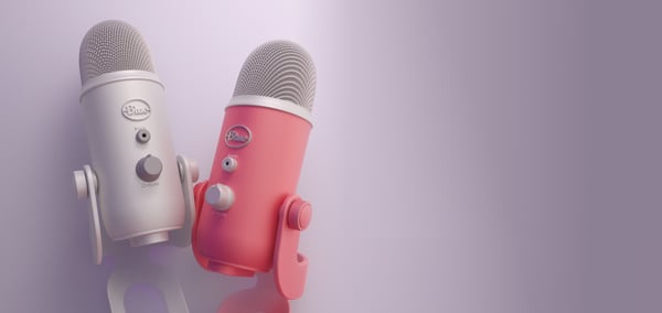 Blue Microphones Yeti Aurora Collection Lyserød Bordmikrofon