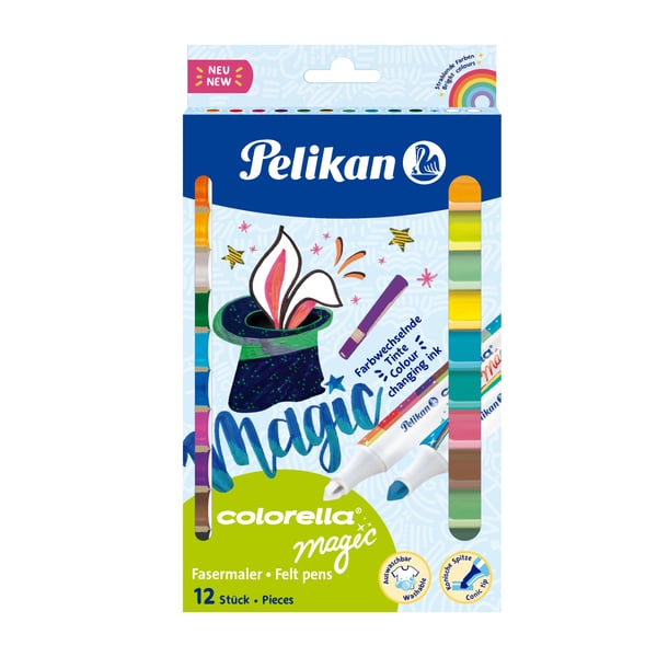 Pikkukuva 1 / 4: Pelikan Colorella Magic huopakynä Monivärinen 12 kpl