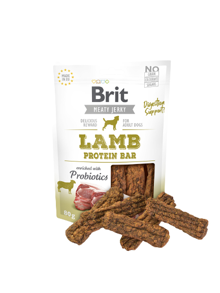 Brit Jerky Snack Koira Välipala Lammas 80 g Brit Jerky Snack Koira Välipala Lammas 80 g