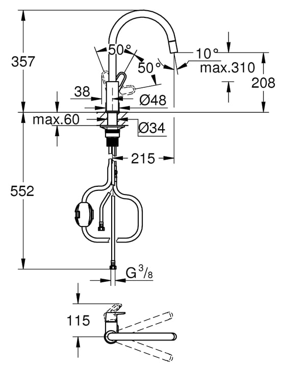 GROHE Start Flow Kromi