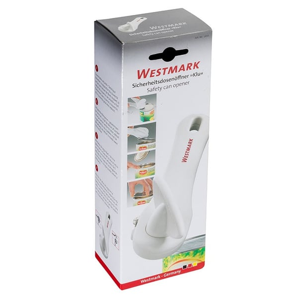 Miniatyrbillede 2 af 3: Westmark Klu Mekanisk dåseåbner Hvid