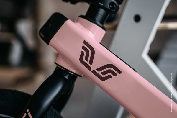 Vici 3-in-1 Løbecykel Aluminium Rose