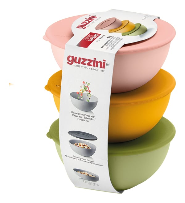 Guzzini EVERYWHERE BIO Torg Container 0,9 l Blandade färger 3 styck