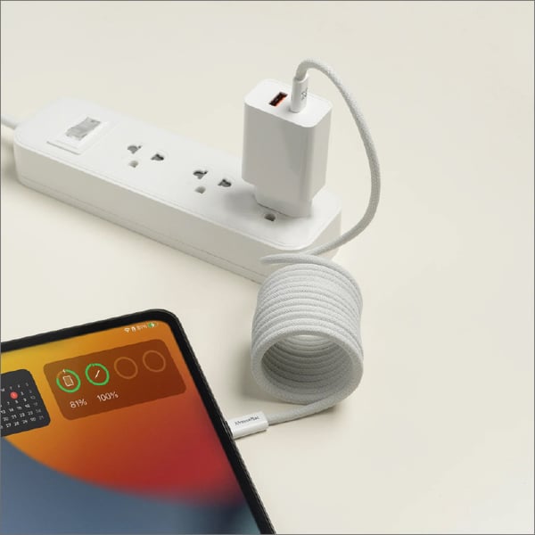 MCL XtremeMac-Magnetic USB Type C Cable 2M Vit