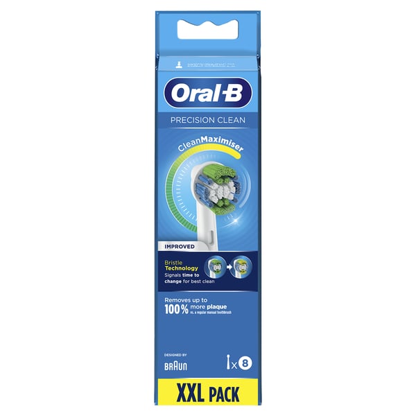 Oral-B Precision Clean 80339355 tandborsthuvuden 8 styck Blå, Vit