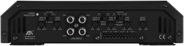 ESX SXE100.4 audio forstærker 4.0 kanaler Hjem Sort