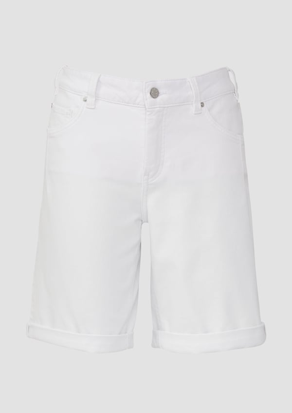 Miniatyrbillede 4 af 7: s.Oliver 2171439.01Z8.48 shorts Bermuda Hunstik Hvid
