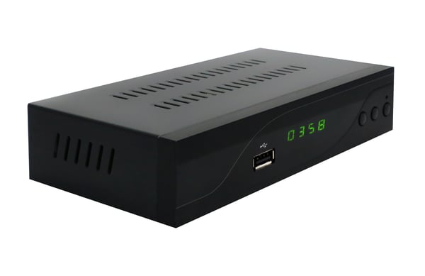 Denver DVBC-120 TV set-top boks Kabel Fuld HD Sort