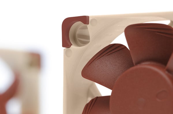 Noctua NF A4x10 PWM Computerkabinet Ventilator 4 cm Beige, Rød
