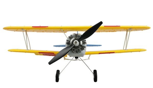 Pikkukuva 8 / 9: Amewi N2S-2 Stearman radio-ohjattava (RC) malli Kaksitasoinen Sähkömoottori
